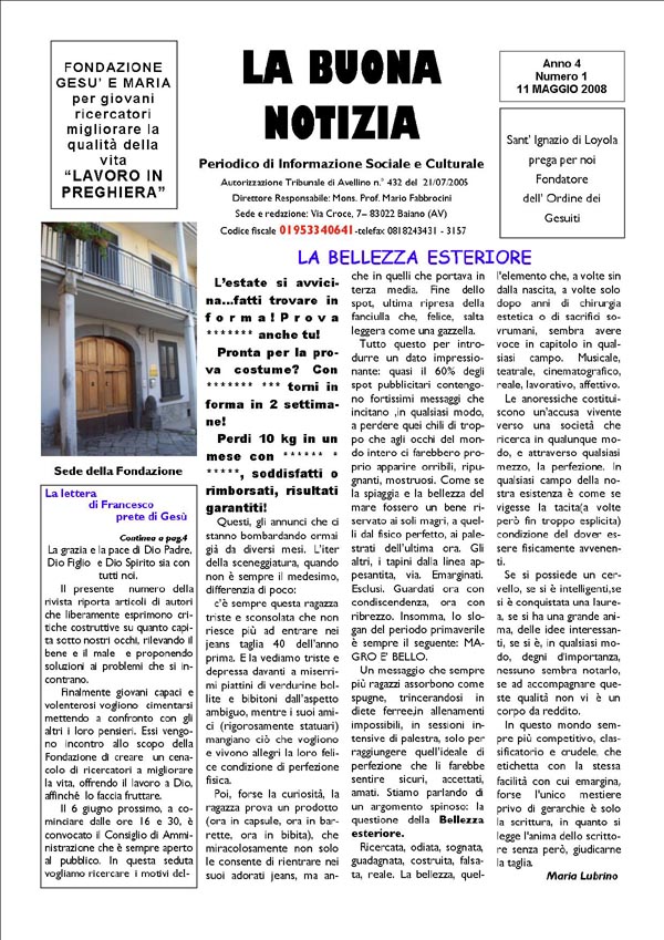 Prima pagina