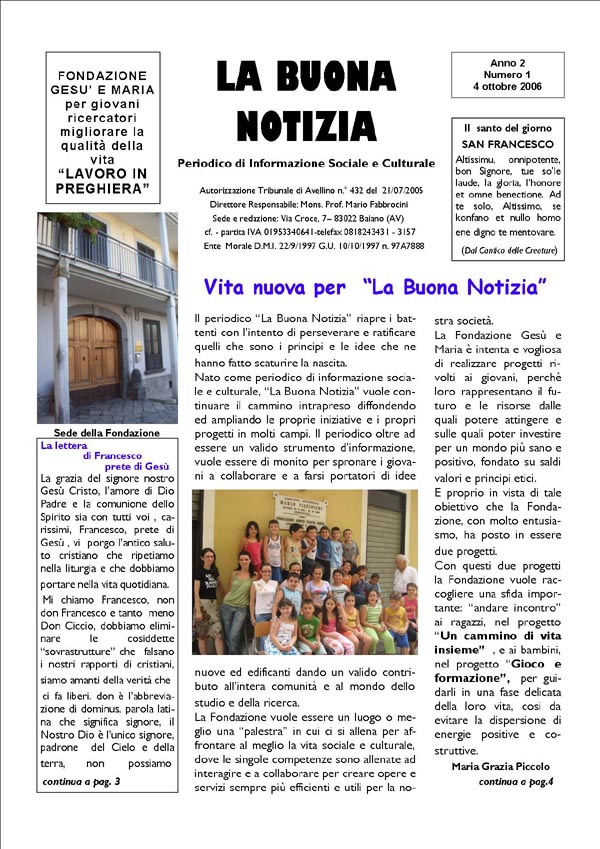 Prima pagina